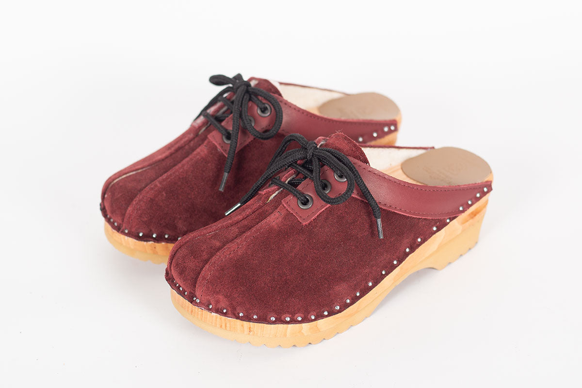 Audubon Wool Red Suede