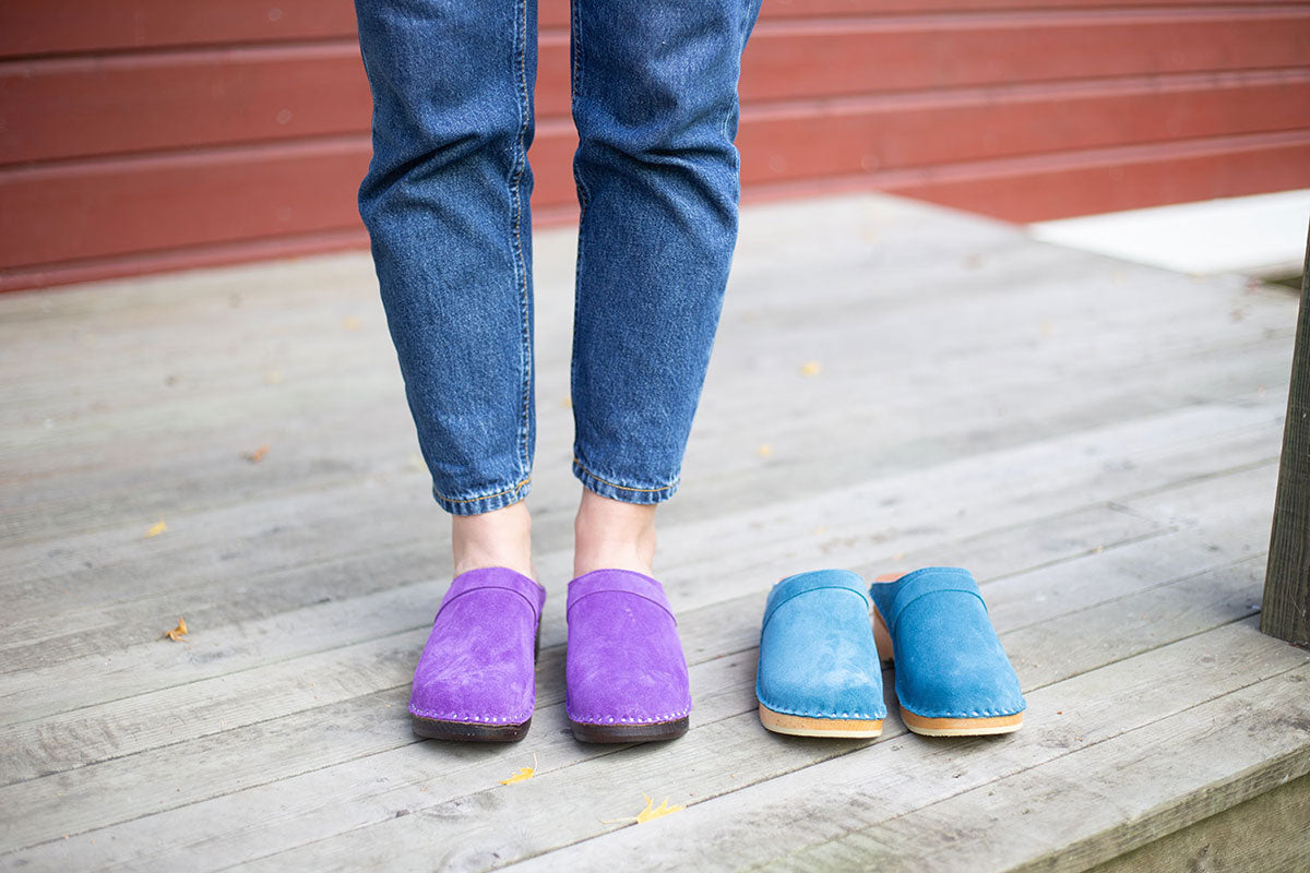 Da Vinci Purple Suede