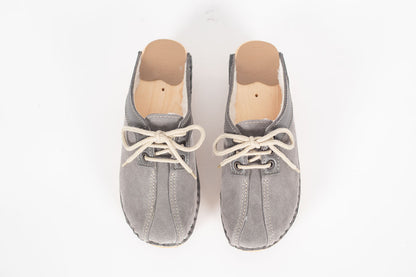 Audubon Wool Grey Suede