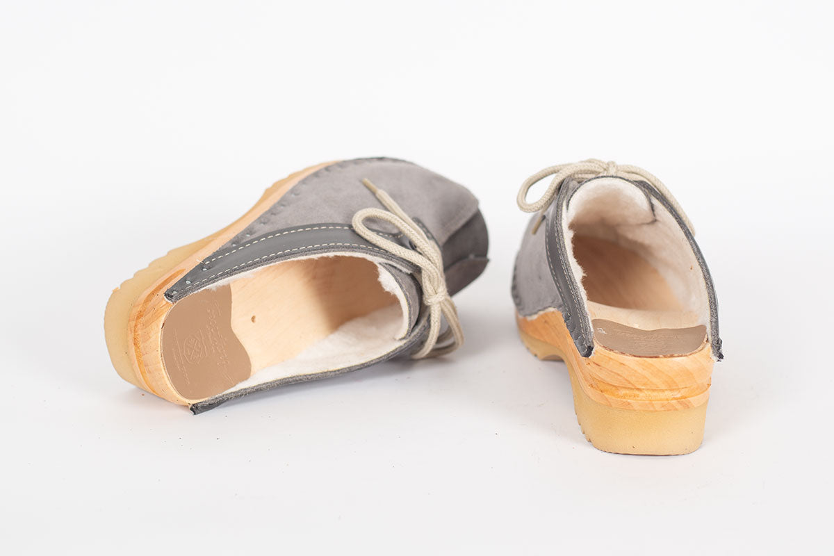 Audubon Wool Grey Suede