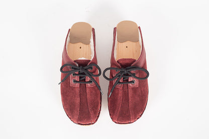 Audubon Wool Red Suede