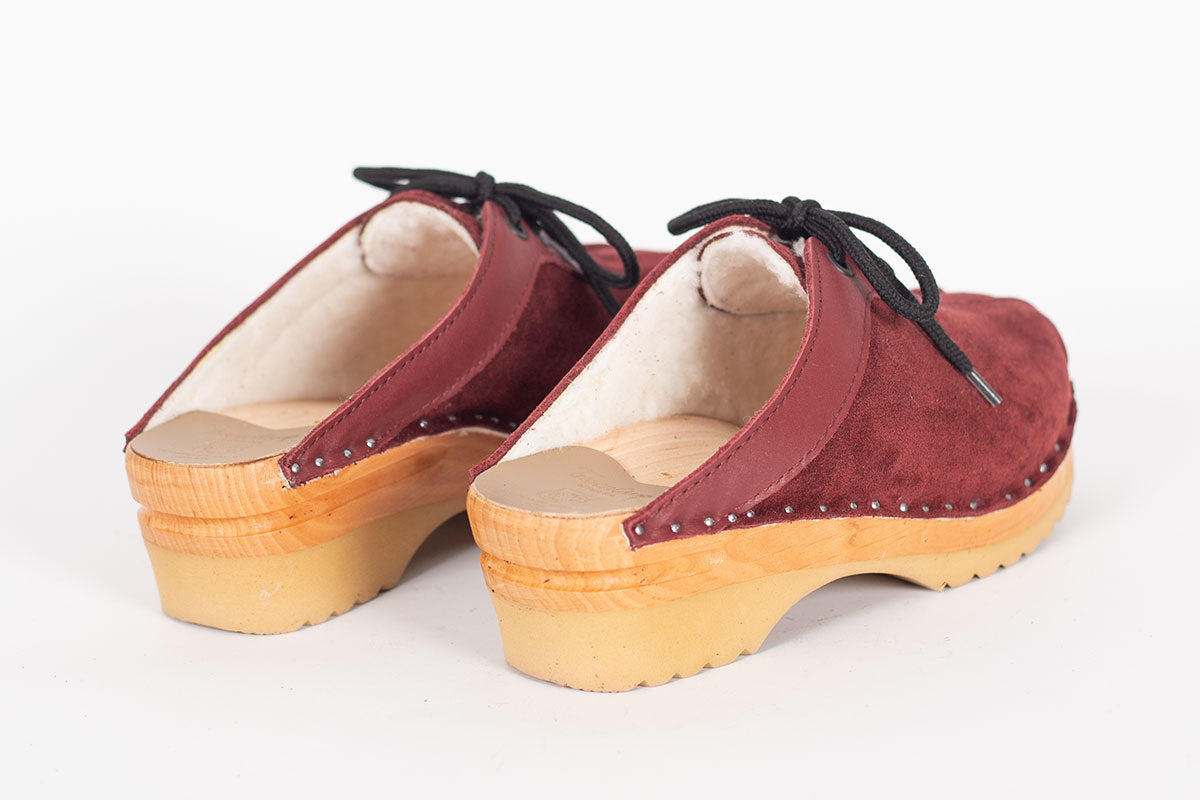 Audubon Wool Red Suede