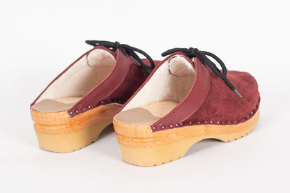 Audubon Wool Red Suede