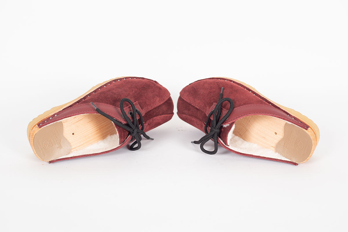 Audubon Wool Red Suede