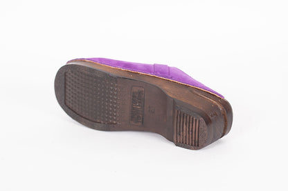 Da Vinci Purple Suede