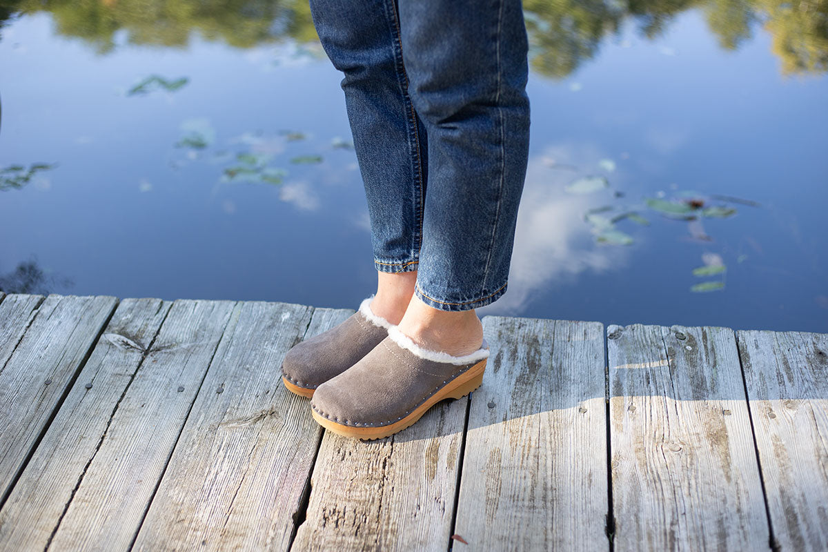 Munch Grey Suede