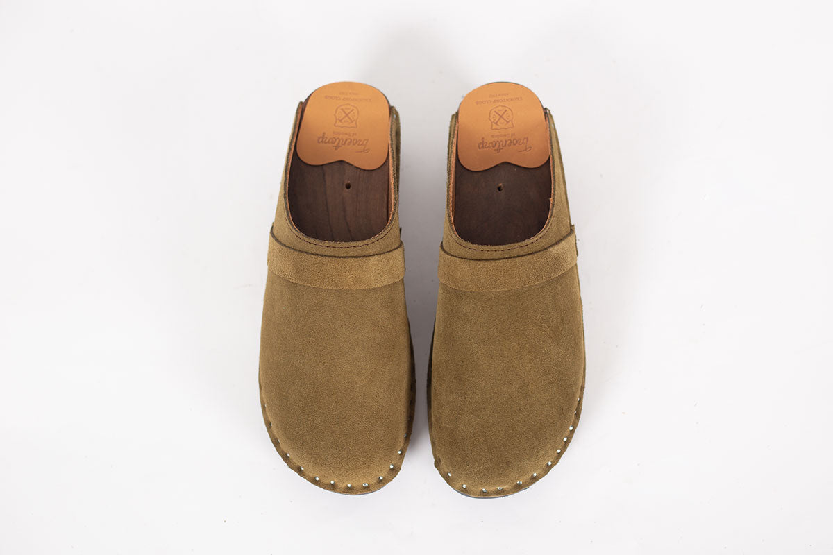 Da Vinci Dark Green Suede