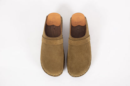 Da Vinci Dark Green Suede