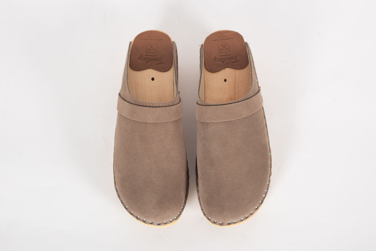 Da Vinci Taupe Suede