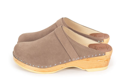 Da Vinci Taupe Suede