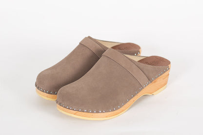 Da Vinci Taupe Suede