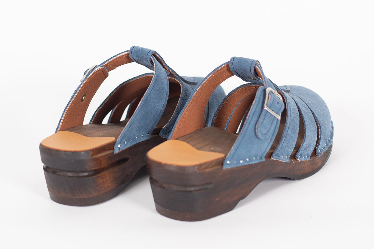 Mary Jane Blue Suede