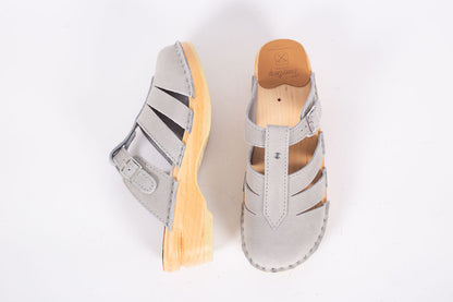 Mary Jane Grey Suede