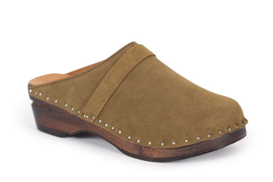 Da Vinci Dark Green Suede