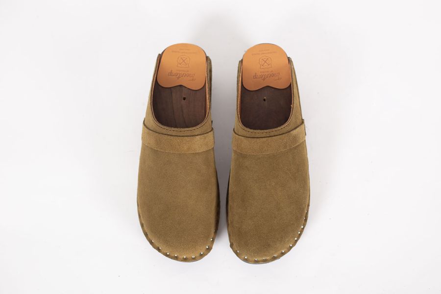 Da Vinci Dark Green Suede