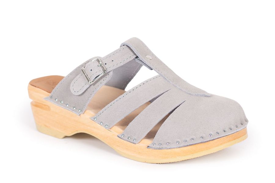 Mary Jane Grey Suede