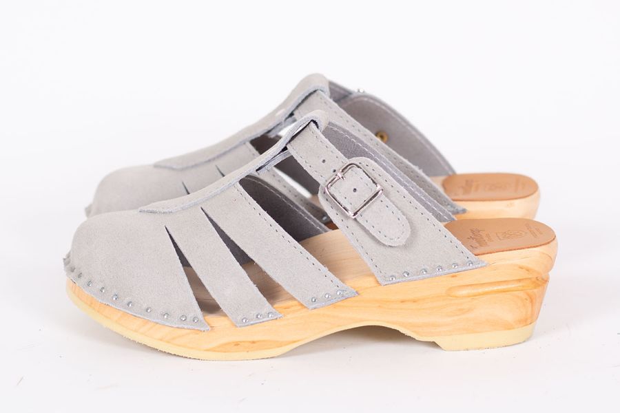 Mary Jane Grey Suede