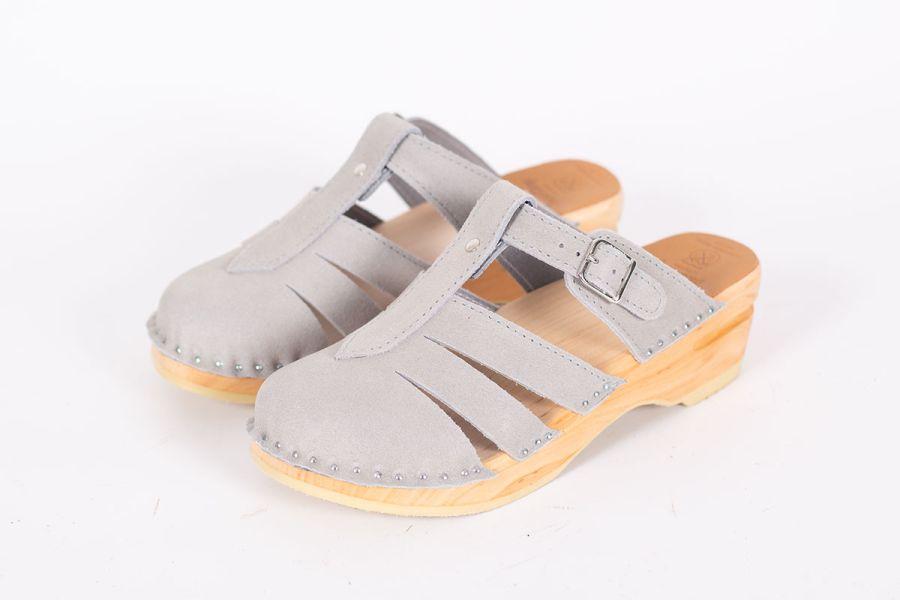 Mary Jane Grey Suede